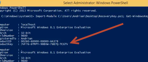 Cum Recuperam Cheia De Licenta Pentru Activarea Windows 8 Si 8 1 Pro