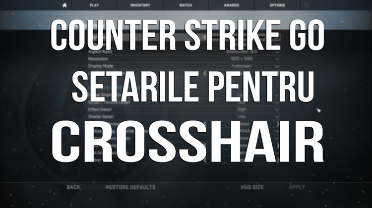 Cl Crosshair Setari Pentru Tinta In Counter Strike Go