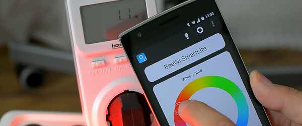 BeeWi, smart lampa vit färg med kontroll och programmering via Bluetooth