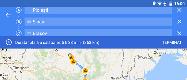 Navigation personnalisée itinéraire avec plusieurs arrêts sur Android