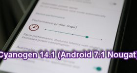 CyanogenMod installasjon 14.1, 7.1 Android Nougat