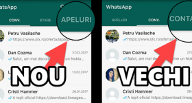 Cum revenim la vechea interfață WhatsApp