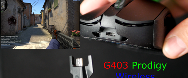 Logitech Wireless Prodigy G403 recenzija, headshots bežični
