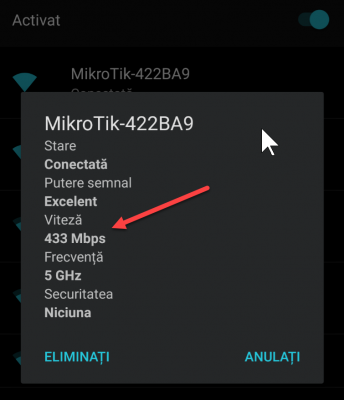 AC examen HAP Mikrotik, haut routeur