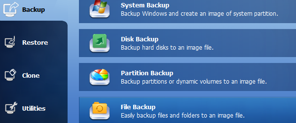 Best gratis backup - Aomei