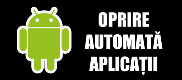 Output automatische uitschakeling van applicaties op Android