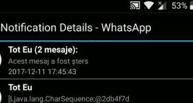 WhatsApp, cum citim mesajele șterse