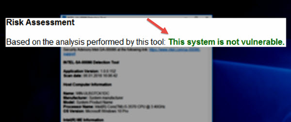 HVIS PROCESSOR AFFECT MELTDOWN OR SPECTER