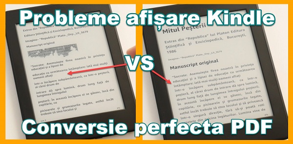 Chuyển đổi sách PDF sang Kindle mà không có lỗi định dạng