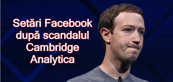 Doporučená nastavení Facebooku týkající se skandálu Cambridge Analytica