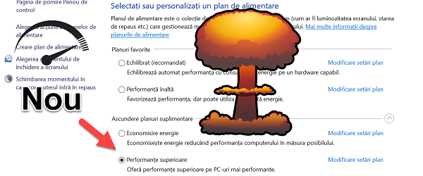 Az Ultimate Performance engedélyezése a Windows 10 rendszeren