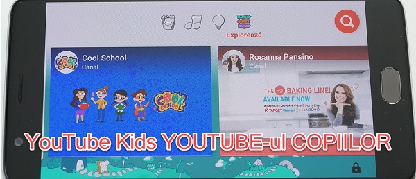 YouTube Kids o aplicație YouTube speciala pentru copii