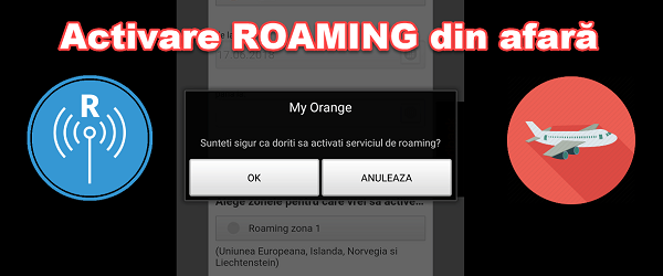How do you activate roaming and data abroad on Orange Vodafone and Telekom