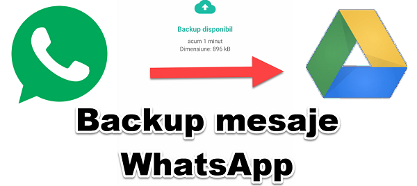Cum se face backup online WhatsApp pentru schimbare sau resetare telefon