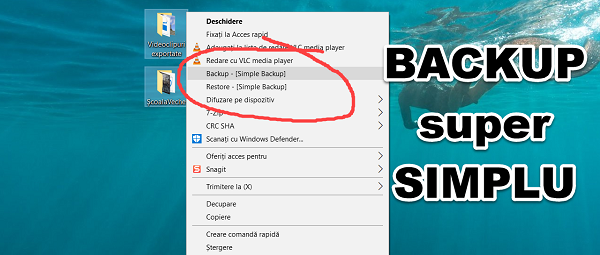 Simple Backup soft de backup simplu pentru Windows