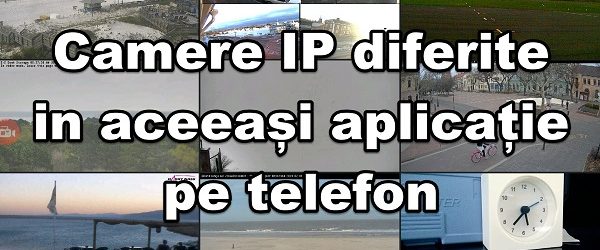 Diverse telecamere IP in un'applicazione