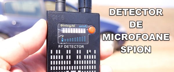 Detector de microfoane spion trackere GPS