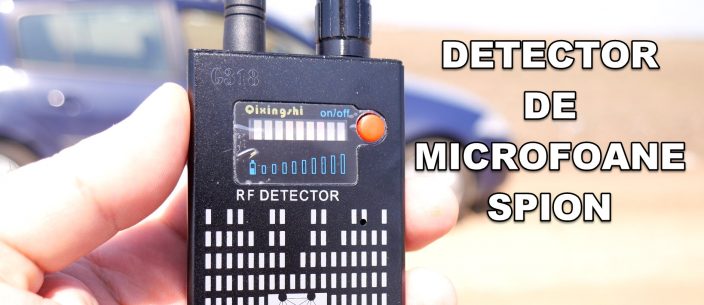 Detector de microfoane spion trackere GPS