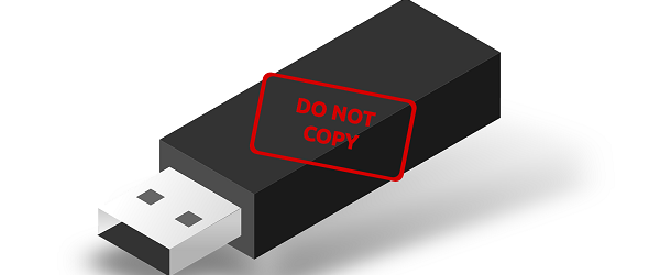 Protect when copying USB stick