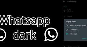 „Whatsapp“ juoda tema