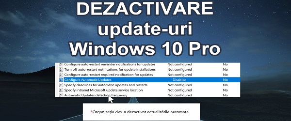 Ustavite Windows Update Windows 10 Pro