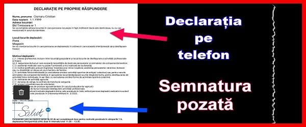 Υπογεγραμμένη φωτογραφία με δήλωση τηλεφώνου