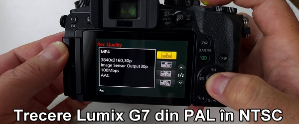 Wijzig FPS naar Panasonic Lumix G7