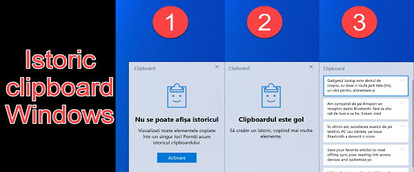 Windows 10'da Pano Geçmişi Eğitimi