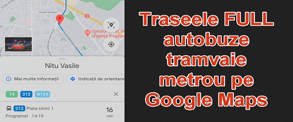 כיצד לראות מסלולי אוטובוס של מפות Google