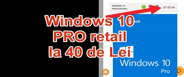 Windows 10 Pro 소매 40 레이