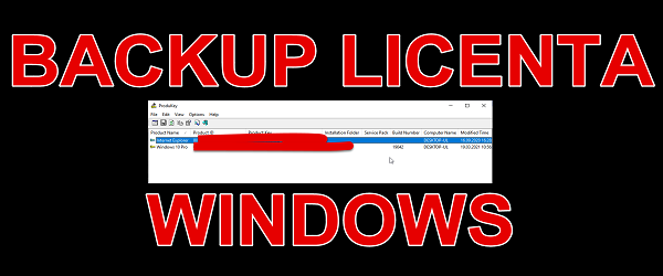 Leer Windows-licentie-informatie en back-up