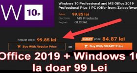 Windows- och Office-telefonaktivering - båda på 99 lei