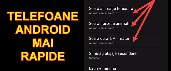 Cum faci telefonul Android mai rapid