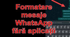 Modificare aspect mesaje WhatsApp fără aplicații