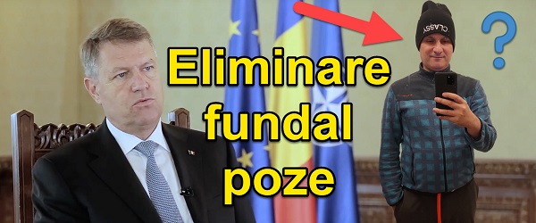 Tutorial eliminare fundal din poze