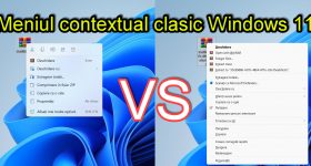 Meniul contextual clasic Windows 11