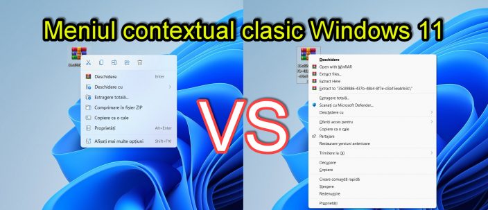 Menu contestuale classico di Windows 11