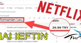 Netflix in Turkey costs 8 lei