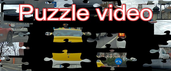 Zoom puzzle și rotire în filmări