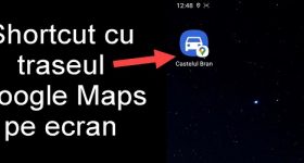 Save Google Maps routes to the screen