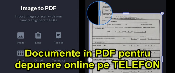 Ustvarite PDF-je iz dokumentov v telefonu