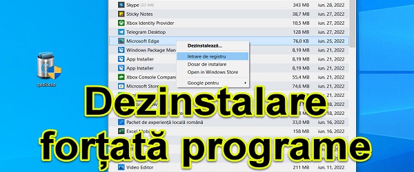 Geek Uninstaller disinstallazione forzata dei programmi