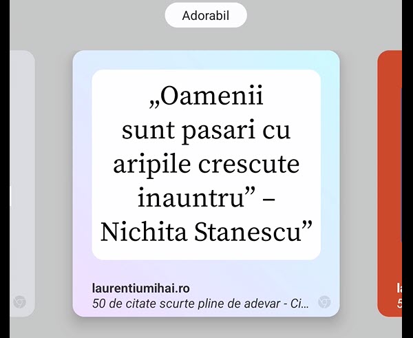 Cards with instant quotes on your phone
