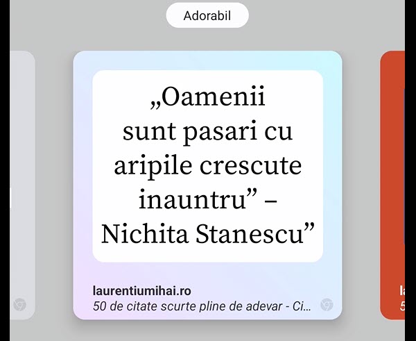 Kártyák azonnali idézetekkel a telefonon