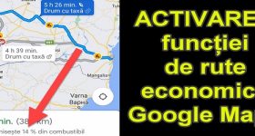 Ekonominių maršrutų suaktyvinimas Google Maps