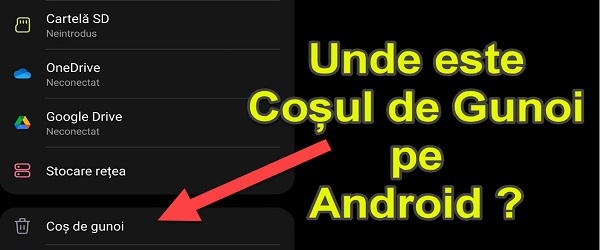 Где находится корзина Android