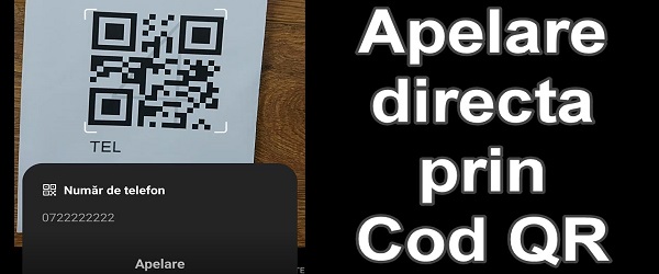 QR Code with direct dialing