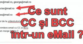 Folosire CC și BCC în Email