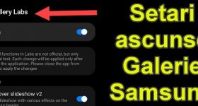 Galerija Labs Samsung galerijos paslėpti nustatymai