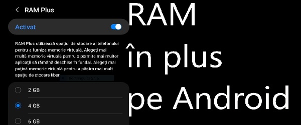 RAM padidinimas Android telefonuose
